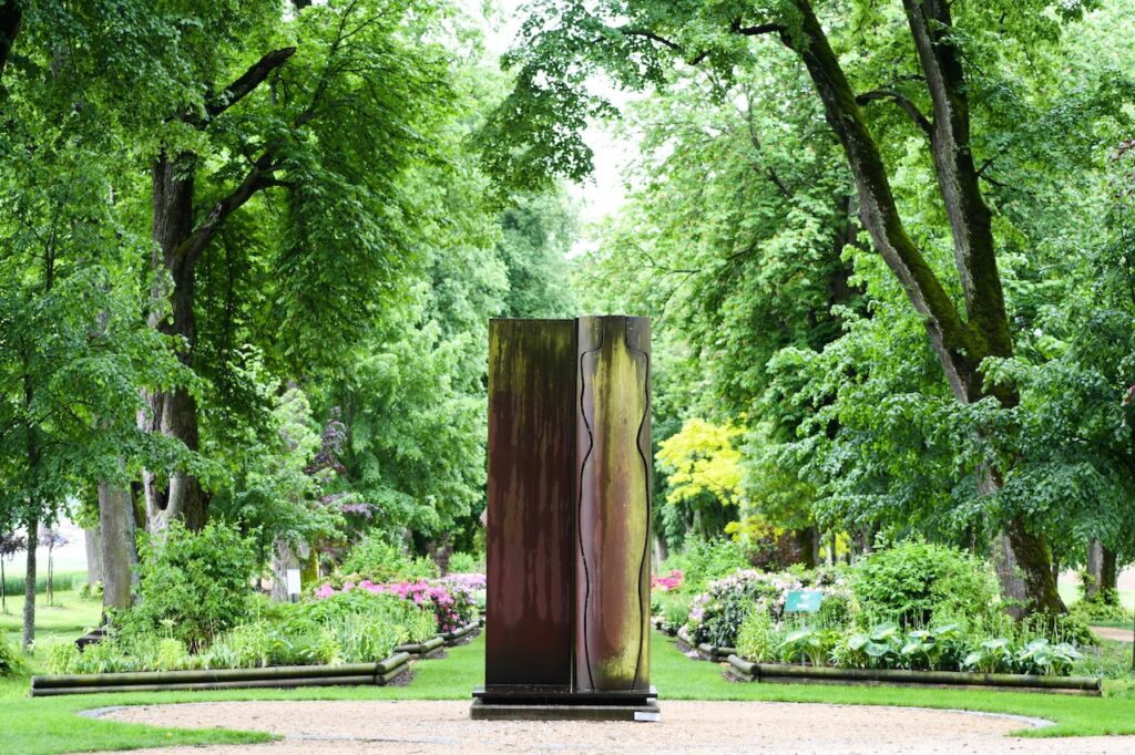 Plan large du jardin de Muni au Château de Vullierens.