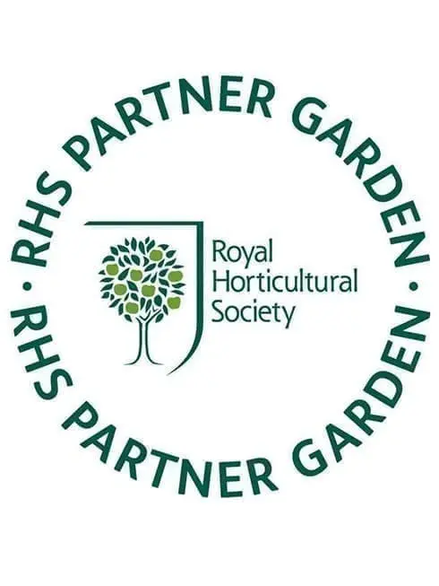 Logo RHS Partner Garden, qui est la Royal Horticultural Society.