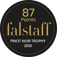 Médaille falstaff du pinot noir trophy 2019 avec 87 points.