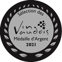Médaille d'argent de la sélection des vins vaudois 2021.