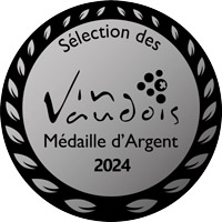 Médaille d'argent de la sélection des vins vaudois en 2024.