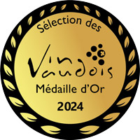 Médaille d'or de la sélection des vins vaudois en 2024.